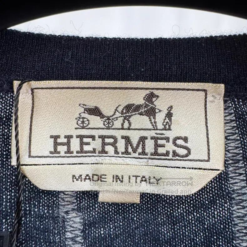 Hermes Hermes Vertical striped cashmere knitted sweater Size US M / EU 48-50 / 2 - 5 Thumbnail