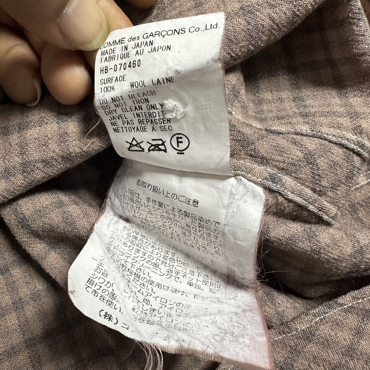 Comme des Garcons Homme HB-070460 Vintage Comme Des Garcons Homme flanel Size US L / EU 52-54 / 3 - 8 Thumbnail