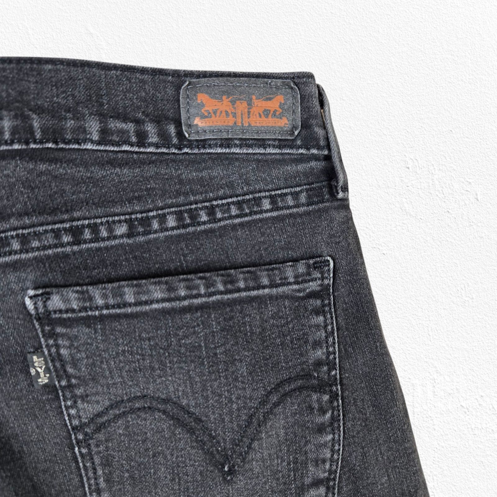 Levi's Levi's 505 Black Straight Leg Jeans Size 6 Size 28" / US 6 / IT 42 - 7 Thumbnail
