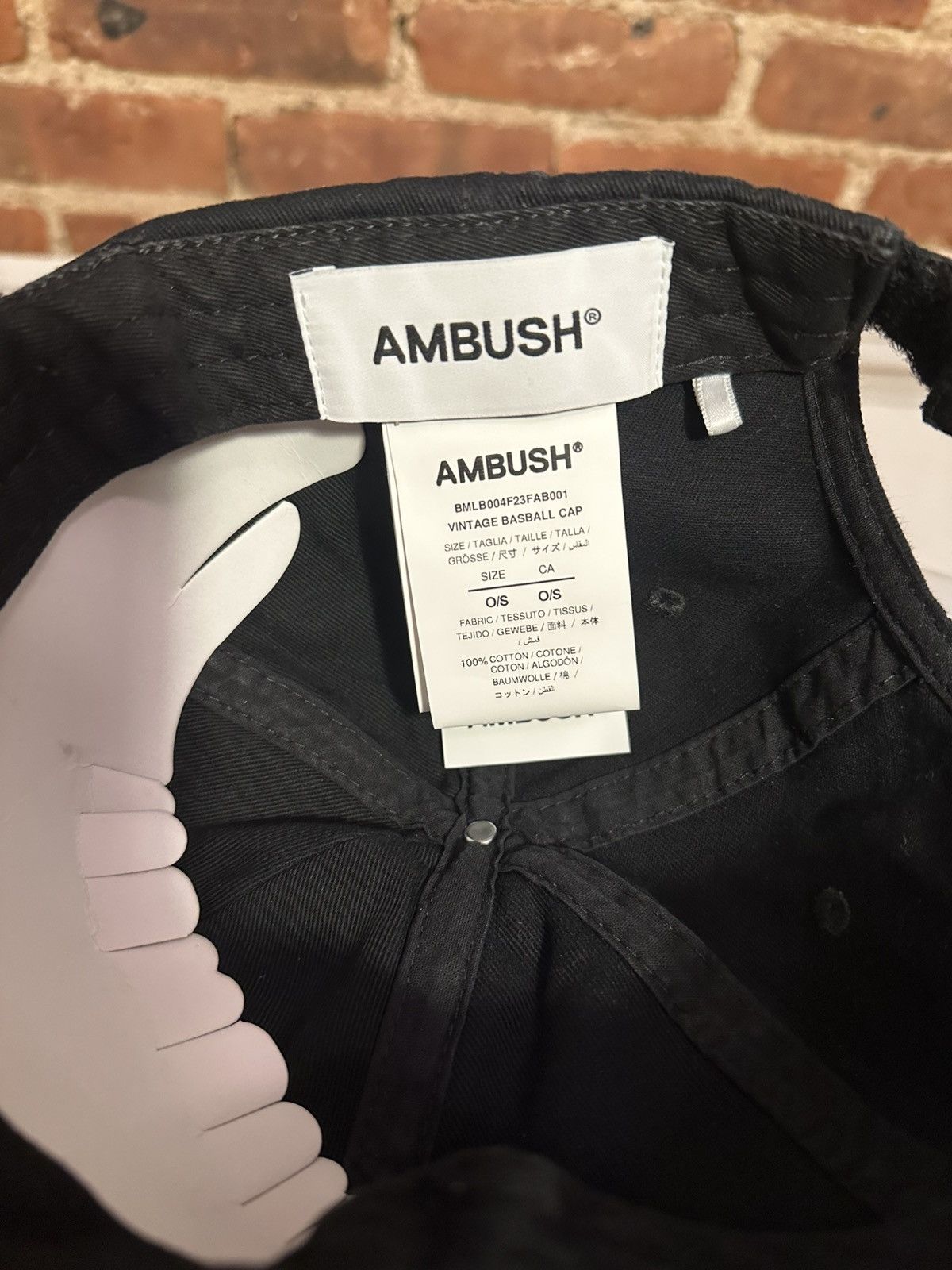 Ambush Design Vintage Logo Baseball Cap/Hat Size ONE SIZE - 7 Thumbnail