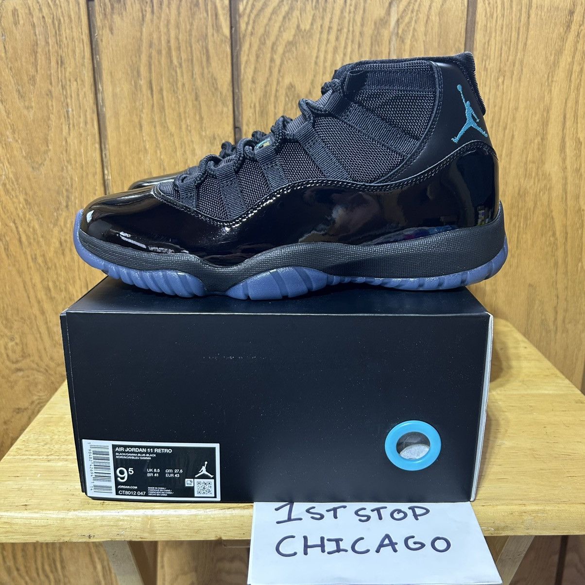 Jordan Brand Nike Air Jordan 11 Retro Gamma Blue 2025 CT8012-047 9.5 NEW Size US 9.5 / EU 42-43 - 3 Thumbnail