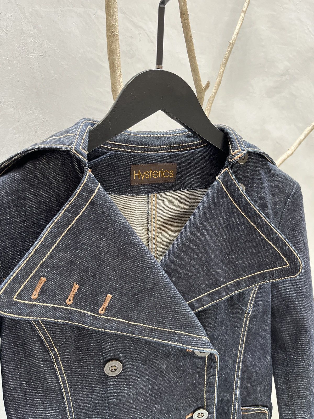 Hysteric Glamour Hysterics glamour long denim jacket ‼️ Size S / US 4 / IT 40 - 2 Thumbnail