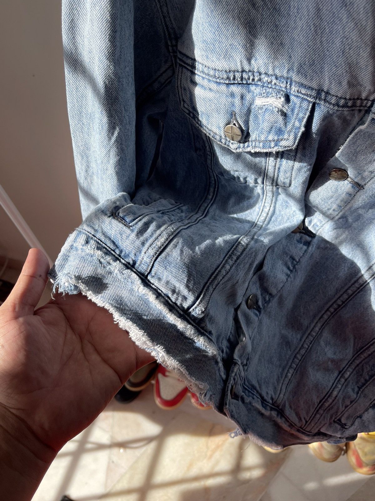 Ksubi Ksubi Distressed Denim Jacket a5 Size US L / EU 52-54 / 3 - 6 Thumbnail