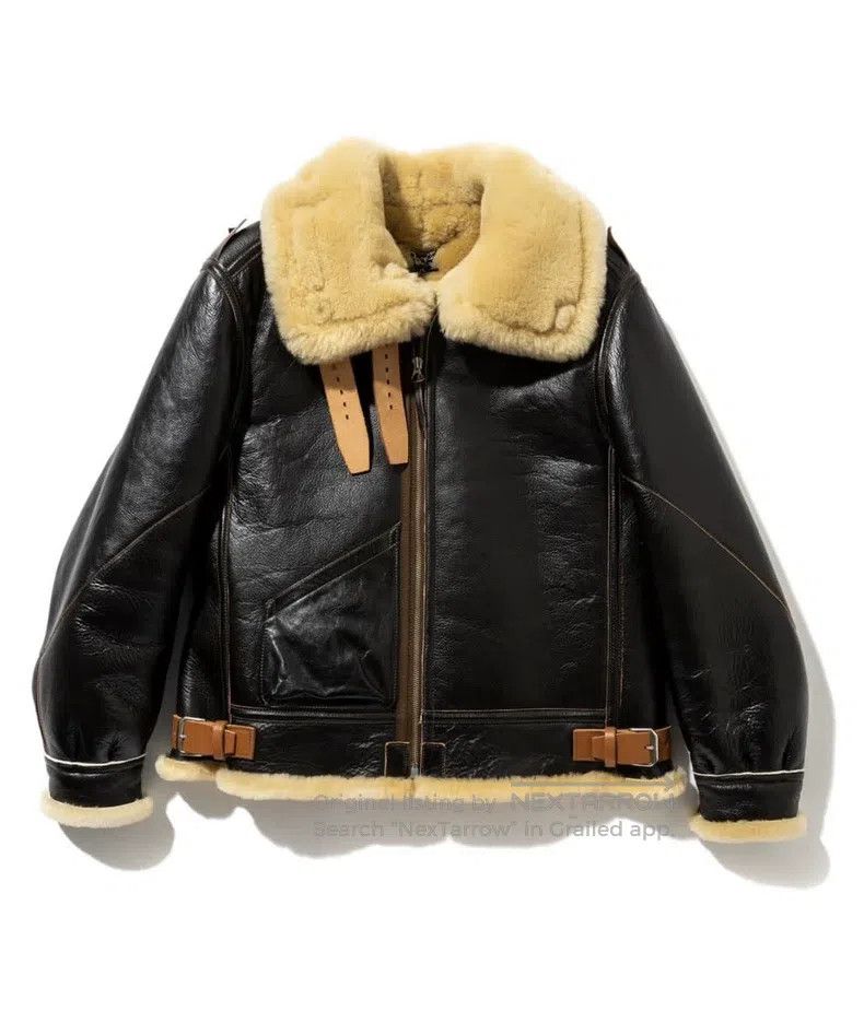 The Real McCoy's The Real McCoys Leather one-piece flight jacket Size US XXS / EU 40 - 1 Thumbnail
