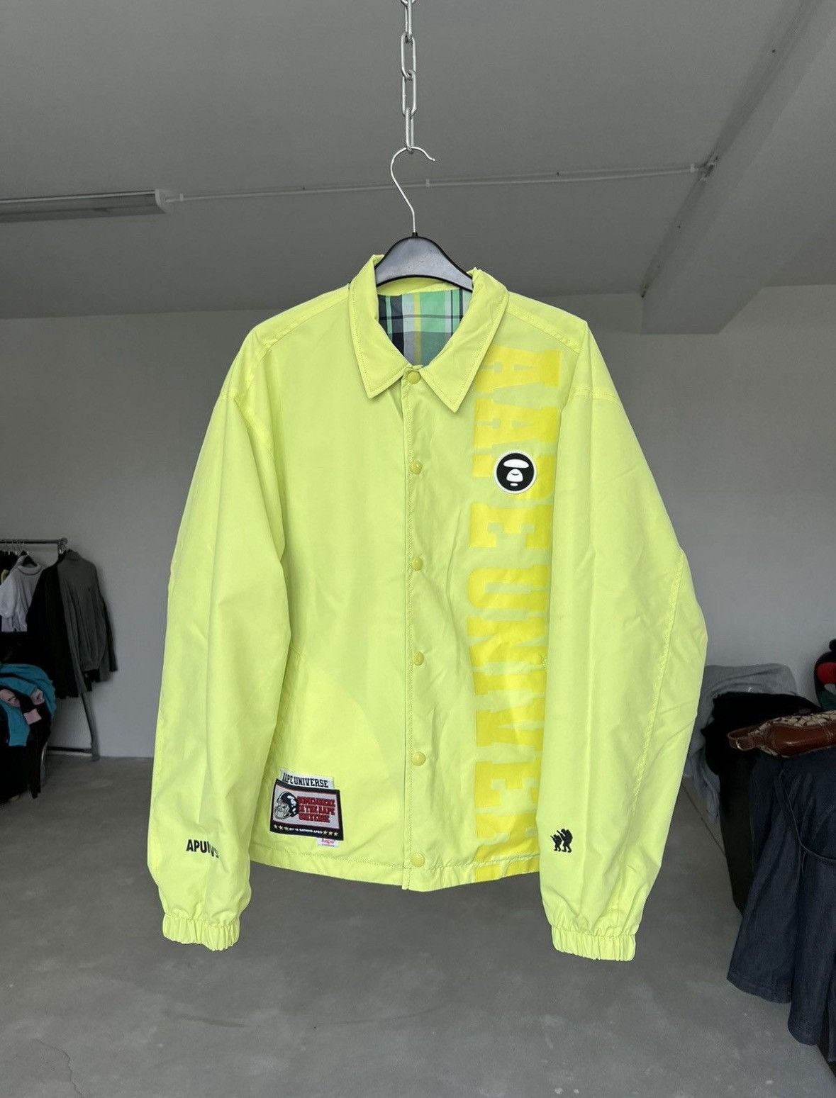 Aape Aape Plaid Reversible Coach Jacket Size US S / EU 44-46 / 1 - 4 Thumbnail