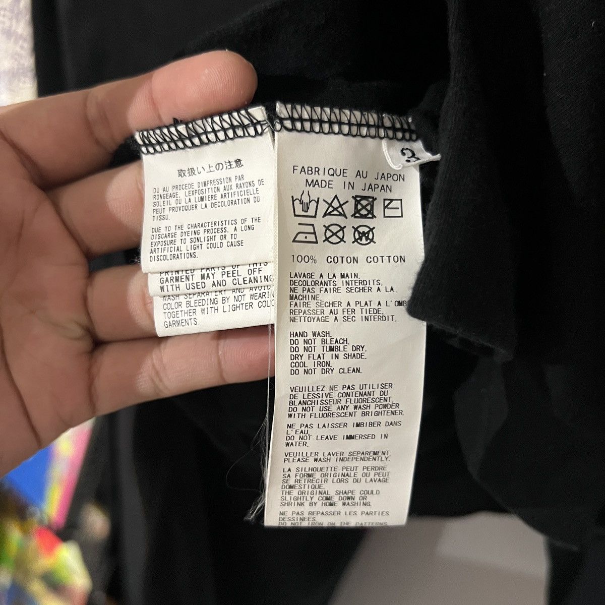 Yohji Yamamoto SS19 Yohji Yamamoto Pour Homme Kanji Script Blood Long Shirt Size US L / EU 52-54 / 3 - 4 Thumbnail