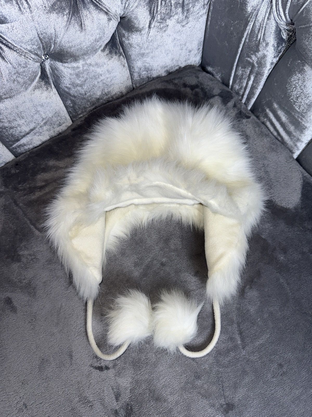 Japanese Brand Y2k avantgarde ushanka pilot hat winter russian hat japan Size ONE SIZE - 3 Thumbnail