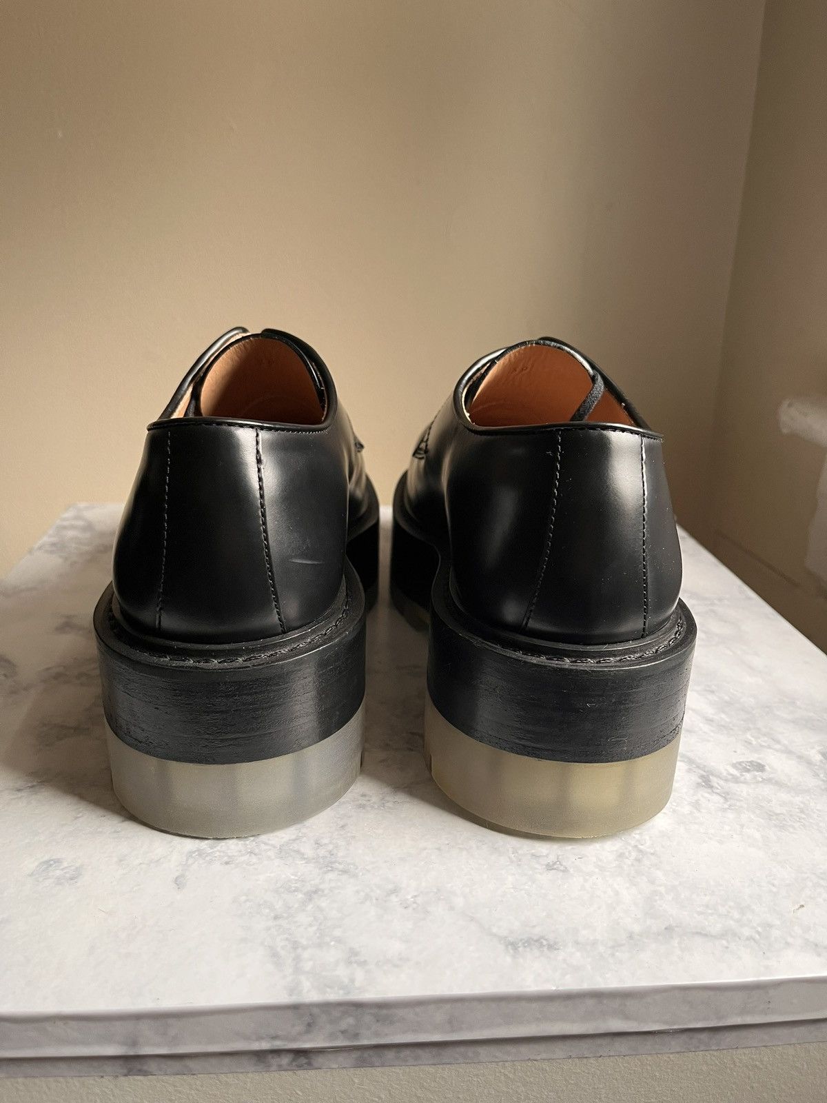 Bottega Veneta BOTTEGA VENETA STILT CHUNKY PLATFORM LACE UP DERBY'S 39.5/7 Size US 6.5 / EU 39-40 - 8 Thumbnail