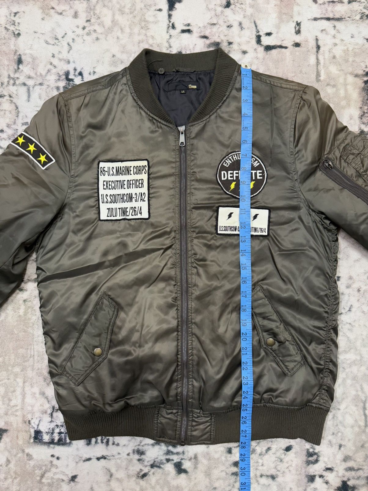 Japanese Brand U.S Marine Corps Executive Officer Bomber Jacket Size US M / EU 48-50 / 2 - 17 Thumbnail