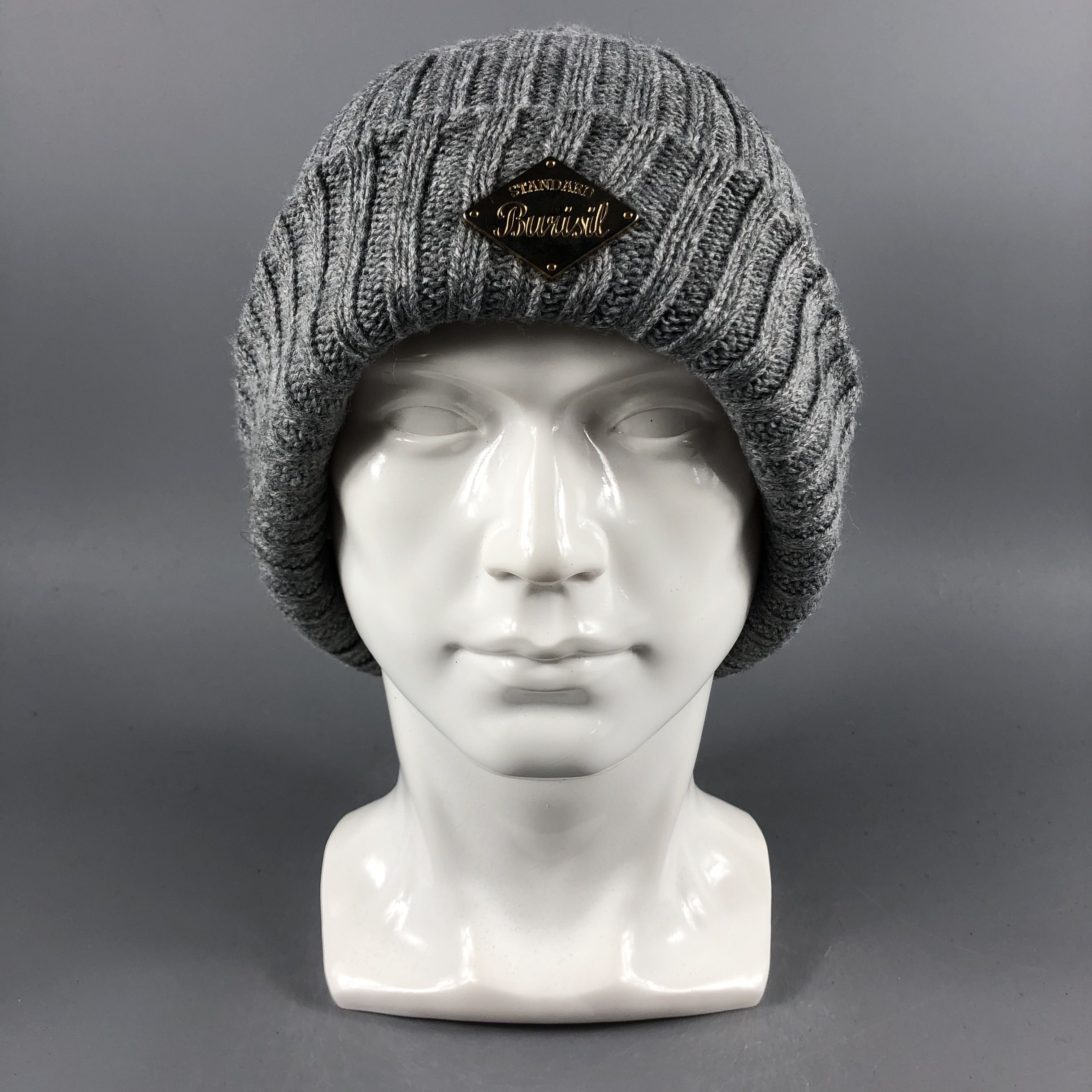 image of Vintage Standard Burisil Beanie Snow Hat Snow Cap -D1209, Men's