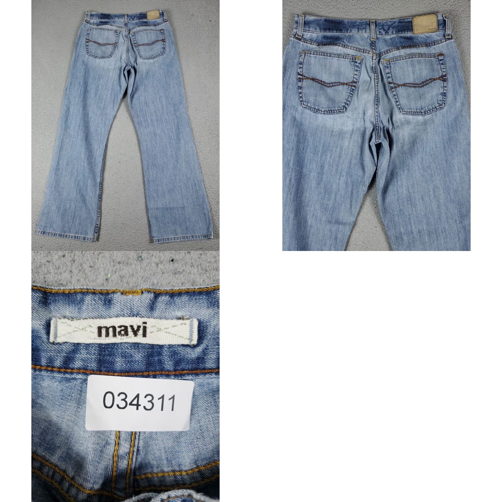 Vintage Mavi Jeans Mens Blue Straight Leg Denim Pants Size 32x31 Size US 32 / EU 48 - 8 Thumbnail