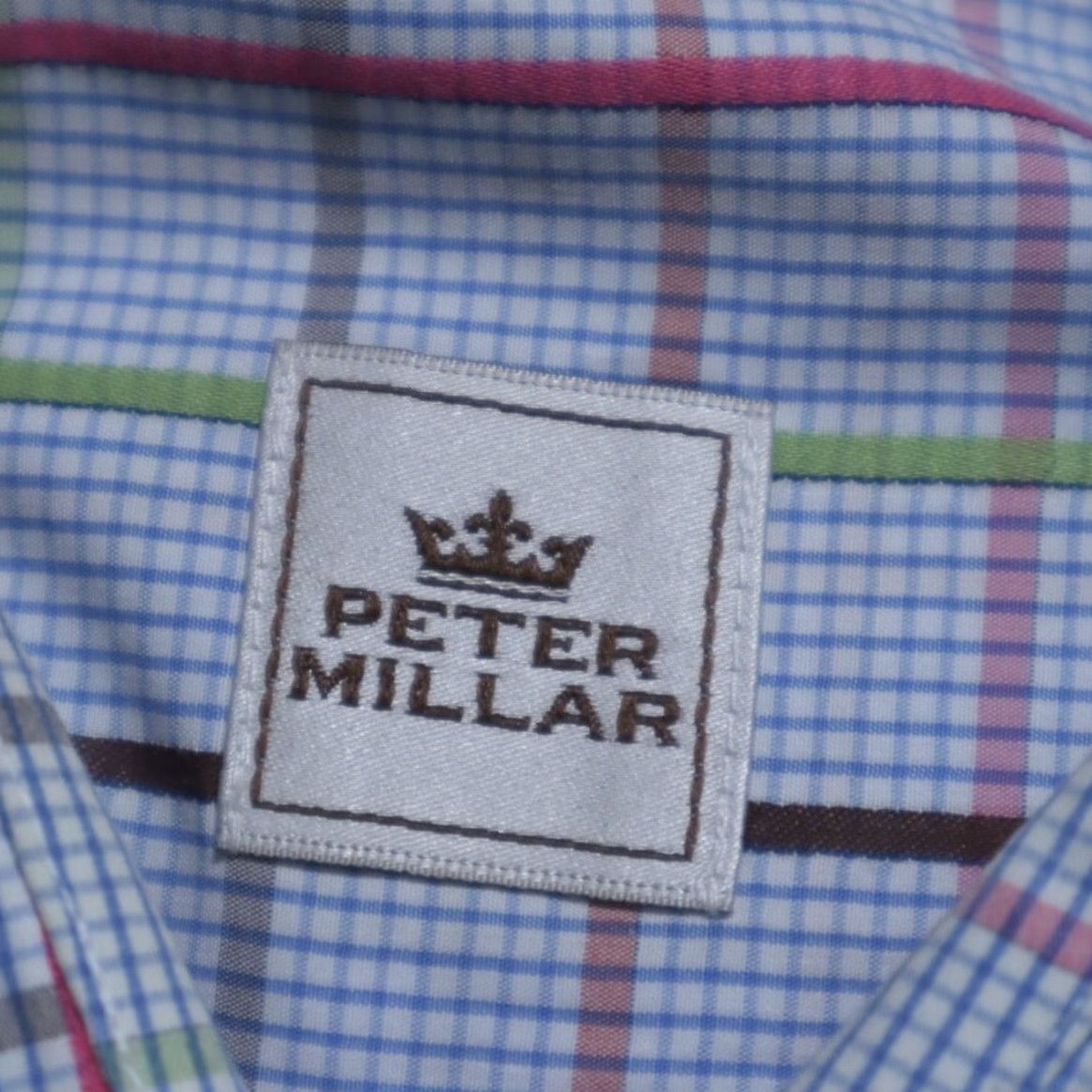 Peter Millar Peter Millar Shirt Blue Striped Long Sleeve Button Down M Men Size US M / EU 48-50 / 2 - 6 Thumbnail