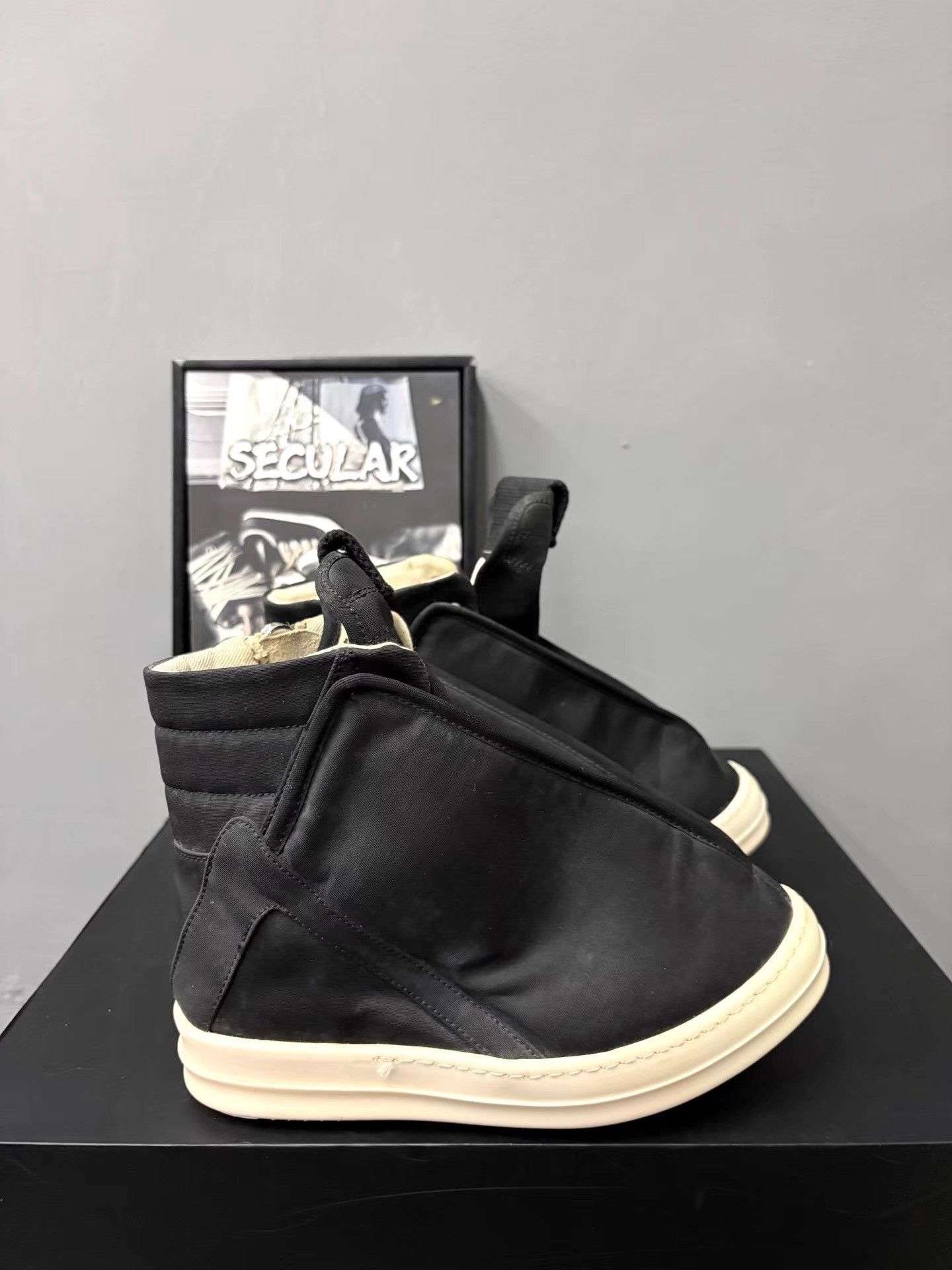Rick Owens Rick Owens 16FW DRKSHDW Hoodunk Satin Zip Boots K34 Size US 6 / IT 36 - 4 Thumbnail