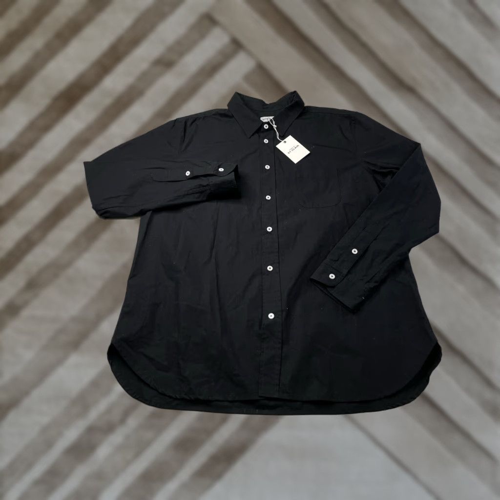 Vintage VINTAGE House of St Clair Shirt Black Long Sleeve Button-Up Mens 2XL Knit Cotton Pockets Casual 90s? Size US XXL / EU 58 / 5 - 1 Thumbnail