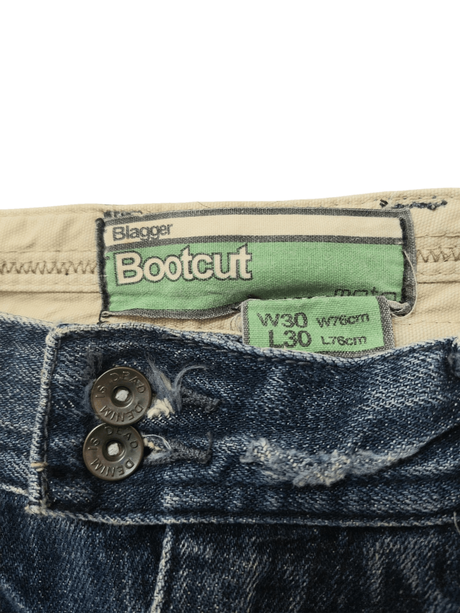 Designer Flare Big Pocket Baggy Denim Size US 30 / EU 46 - 10 Thumbnail