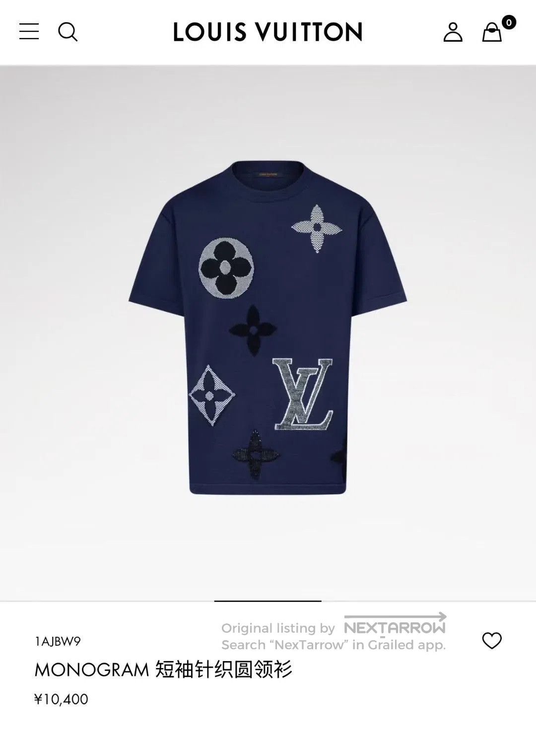 Louis Vuitton Louis Vuitton Monogram Knit Short Sleeve. Size US M / EU 48-50 / 2 - 5 Thumbnail