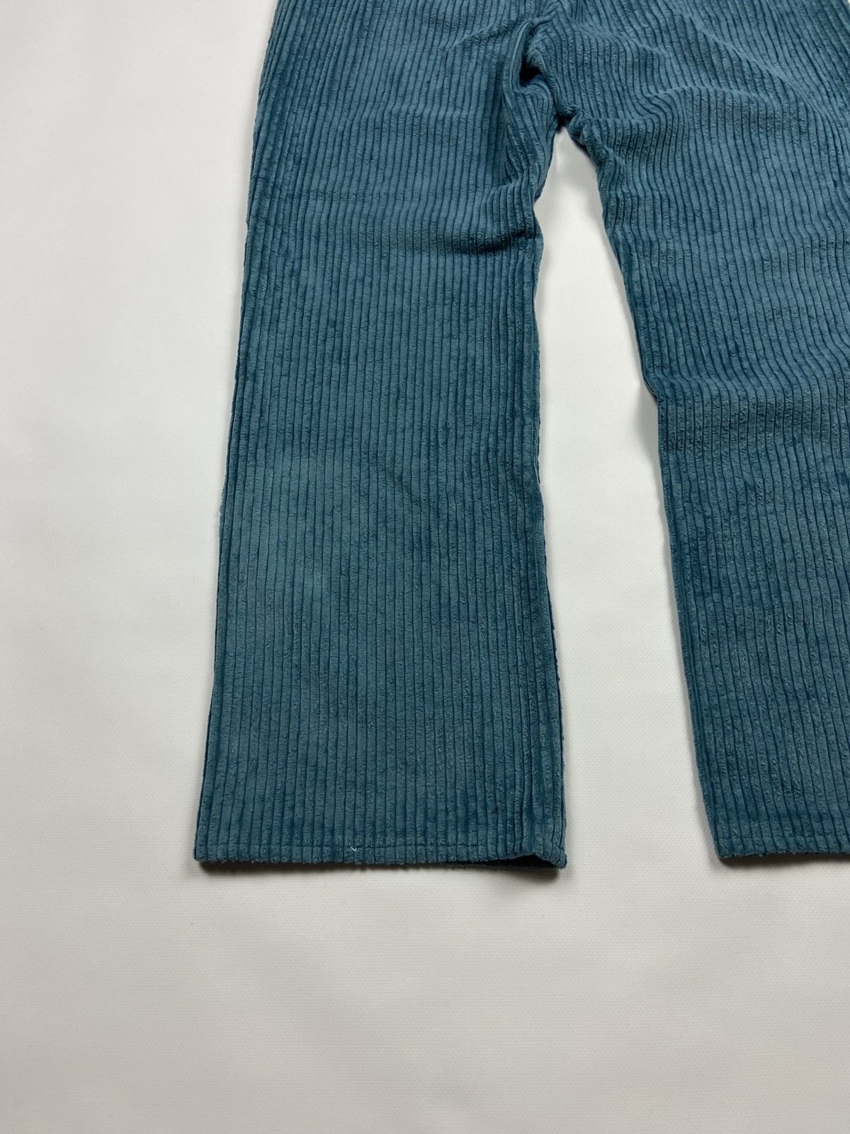 Designer × Isabel Marant Isabel Marant Trousers Turquoise Womens Velvet Striped Pants Size 27" / US 4 / IT 40 - 14 Thumbnail