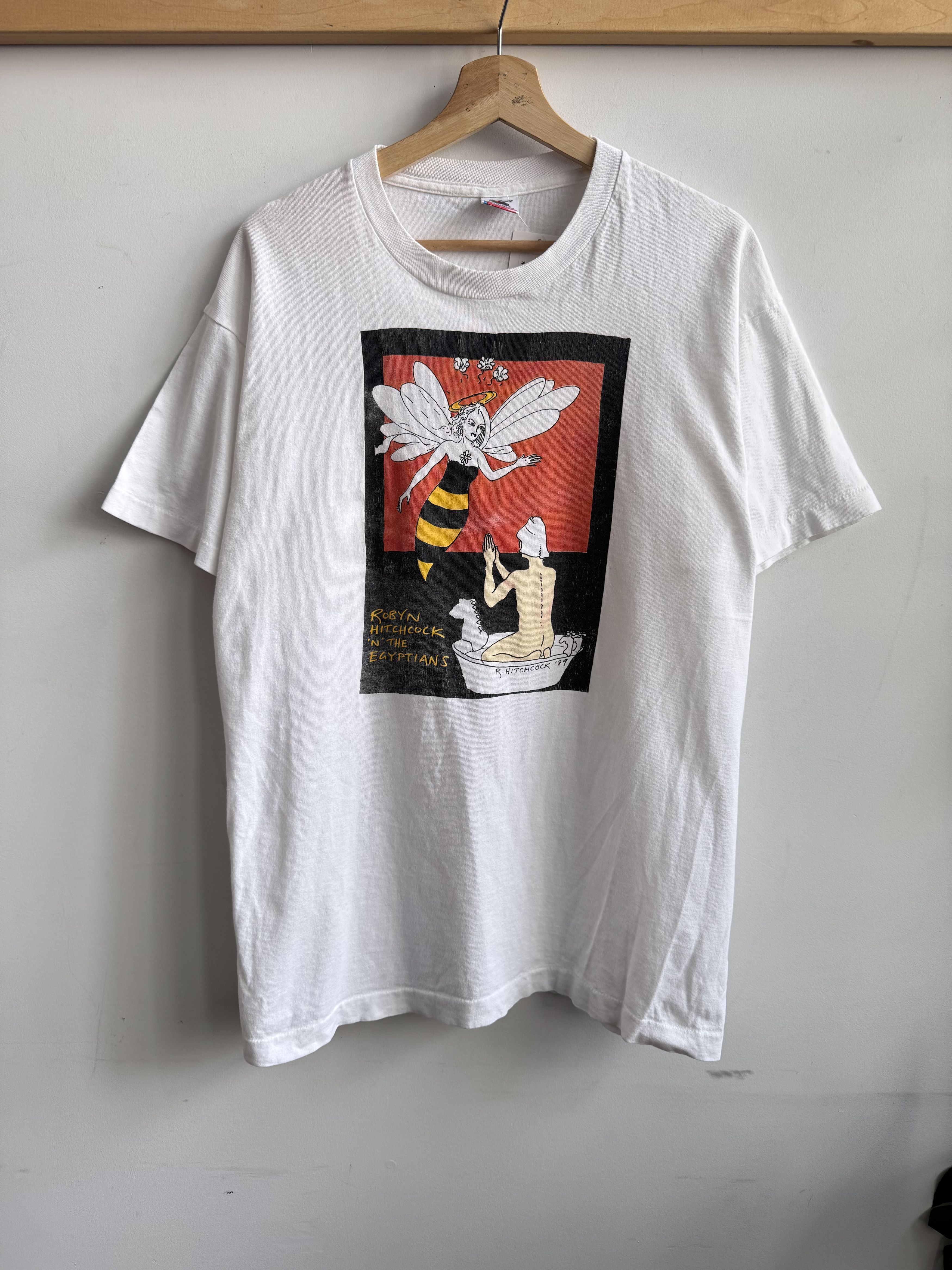 Vintage 80/90s Robyn Hitchcock n The Egyptians Tshirt Size XL Size US XL / EU 56 / 4 - 1 Thumbnail
