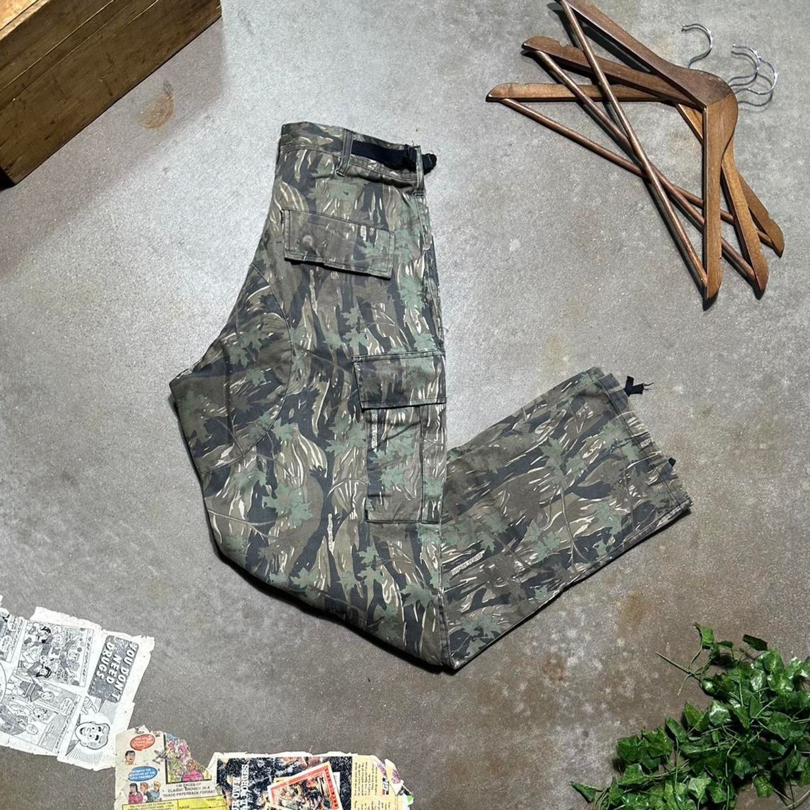 Realtree Vintage Army Camo Cargo Pants 31x31 Double Knees Camouflage Size US 31 - 1 Thumbnail