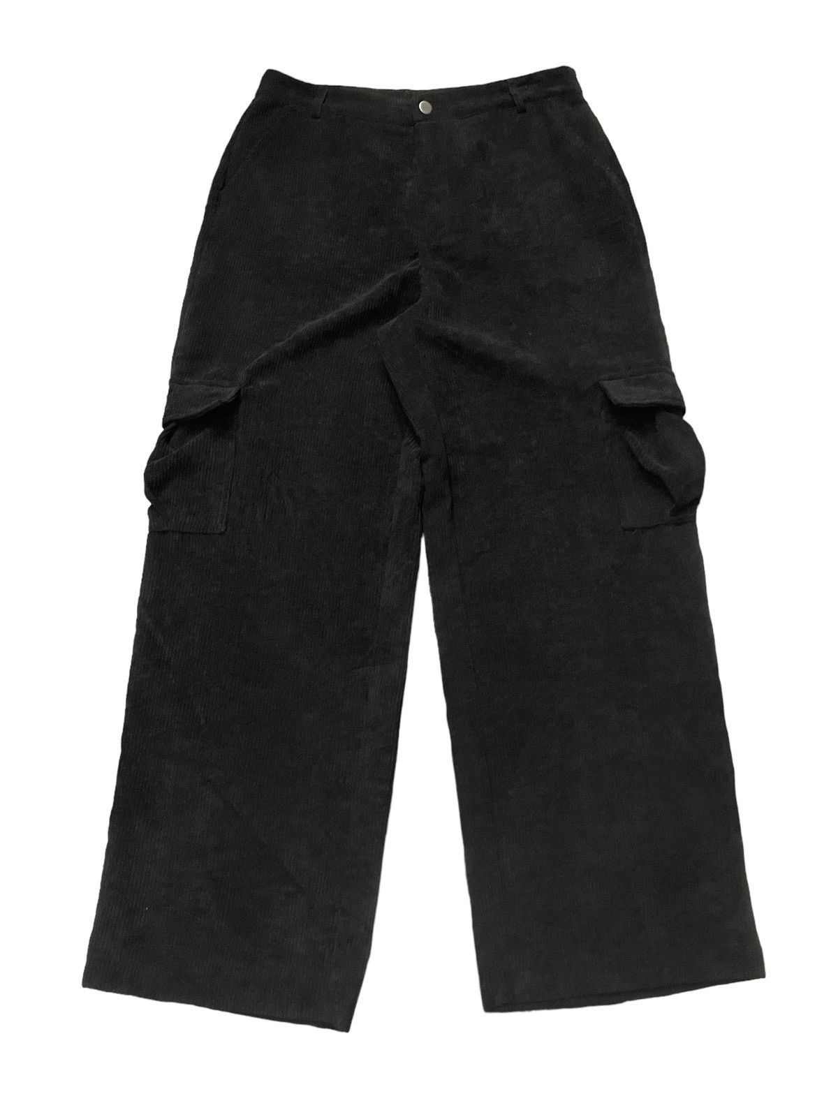 20471120 × Japanese Brand Baggy Corduroy Balenciaga Style Cargo Pants Unknown Brand Size US 30 / EU 46 - 2 Thumbnail