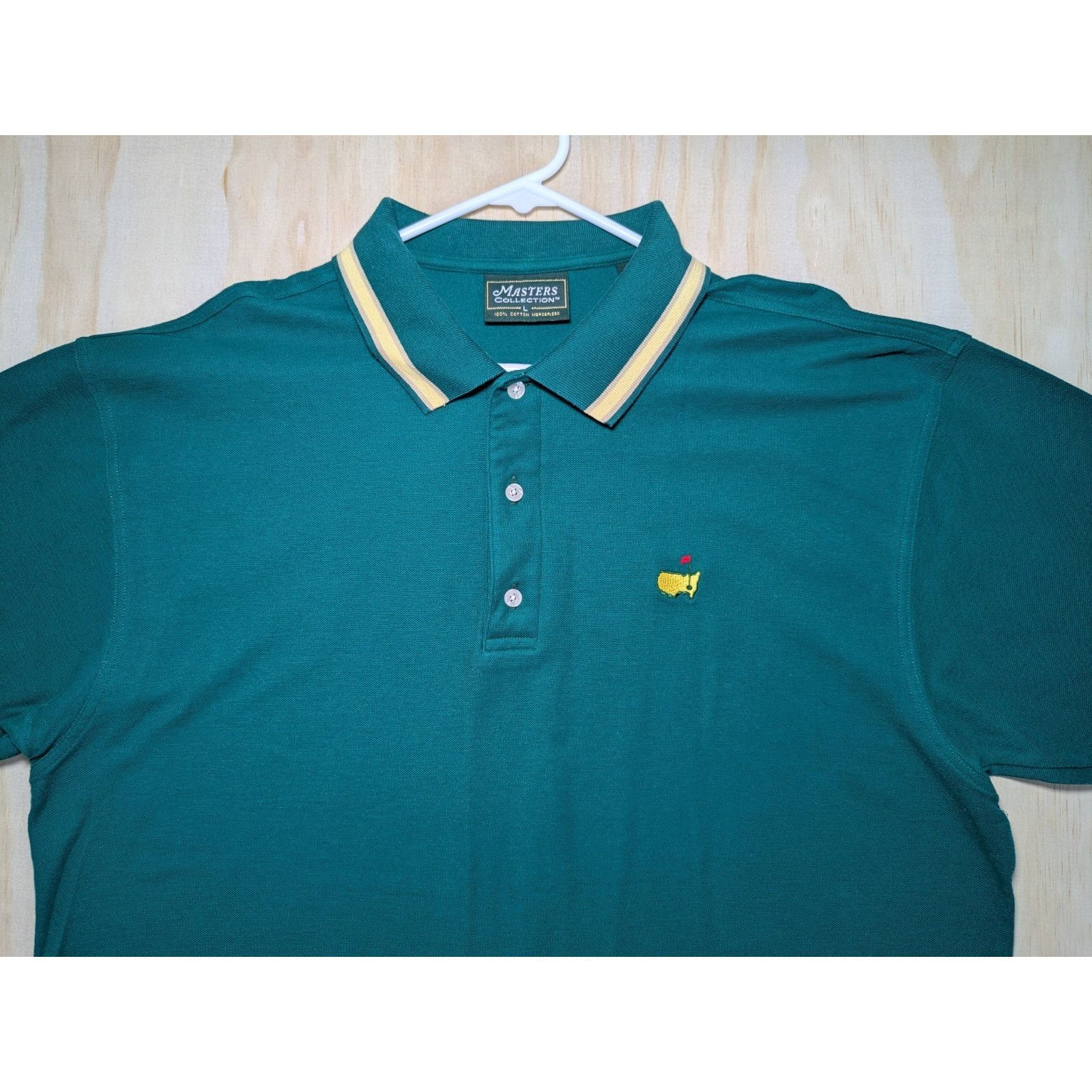 The Masters Masters Collection Men's Large Golf Club Polo Cotton Knit Size US L / EU 52-54 / 3 - 4 Thumbnail