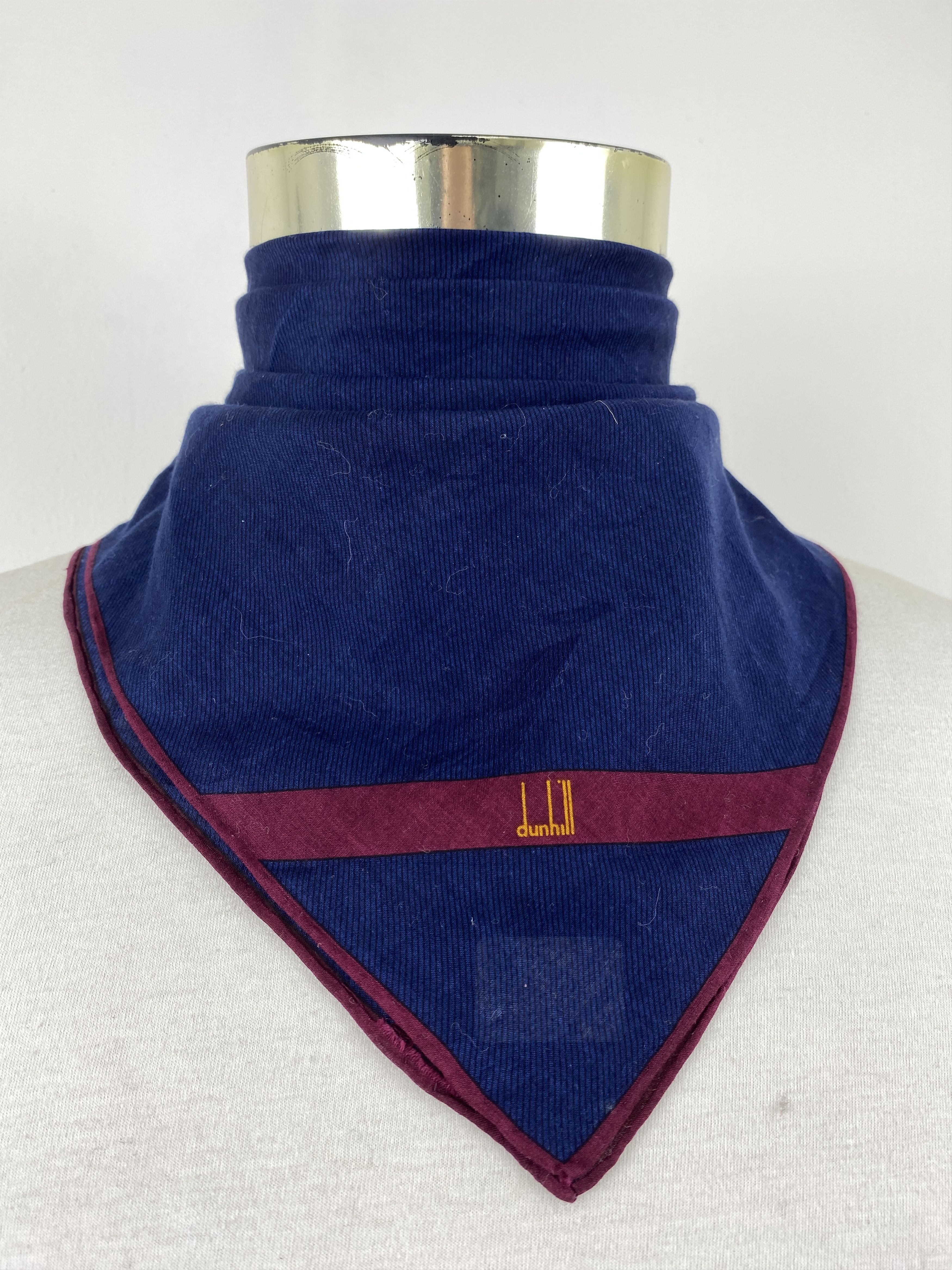 Alfred Dunhill Vintage Dunhill Neckerchief / Handkerchief / Bandana HKC0651 Size ONE SIZE - 2 Thumbnail