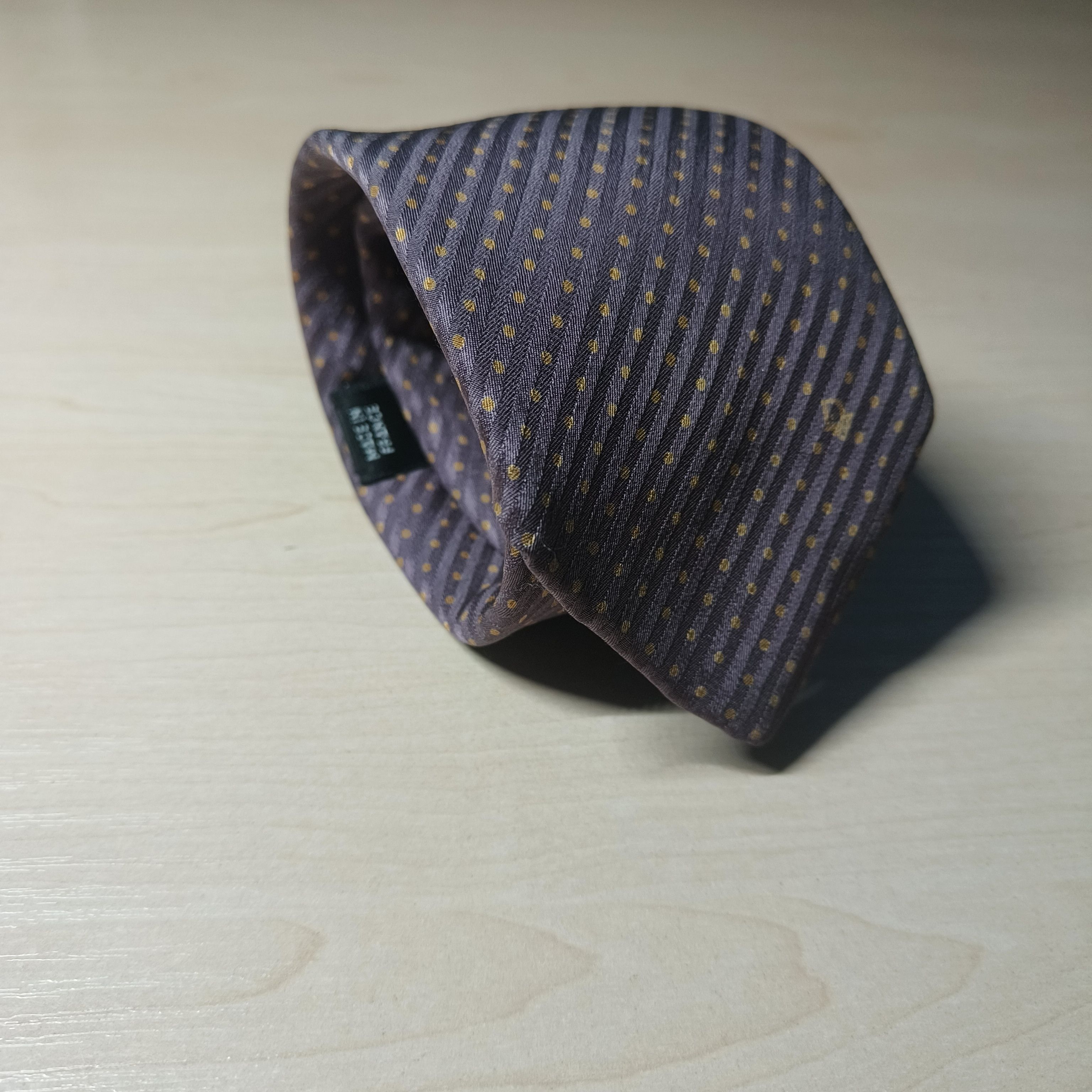 Christian Dior Monsieur Christian Dior Monsieur Vintage Striped Silk Tie Size ONE SIZE - 1 Thumbnail