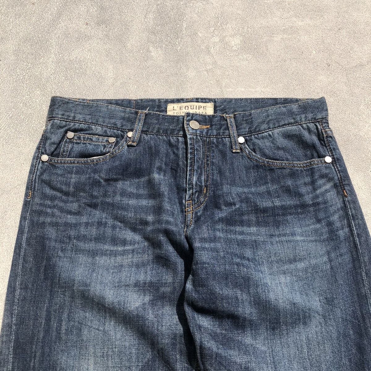 Designer × Japanese Brand × yoshie inaba L’Equipe Yoshie Inaba Blue Jean Size 33" - 3 Thumbnail