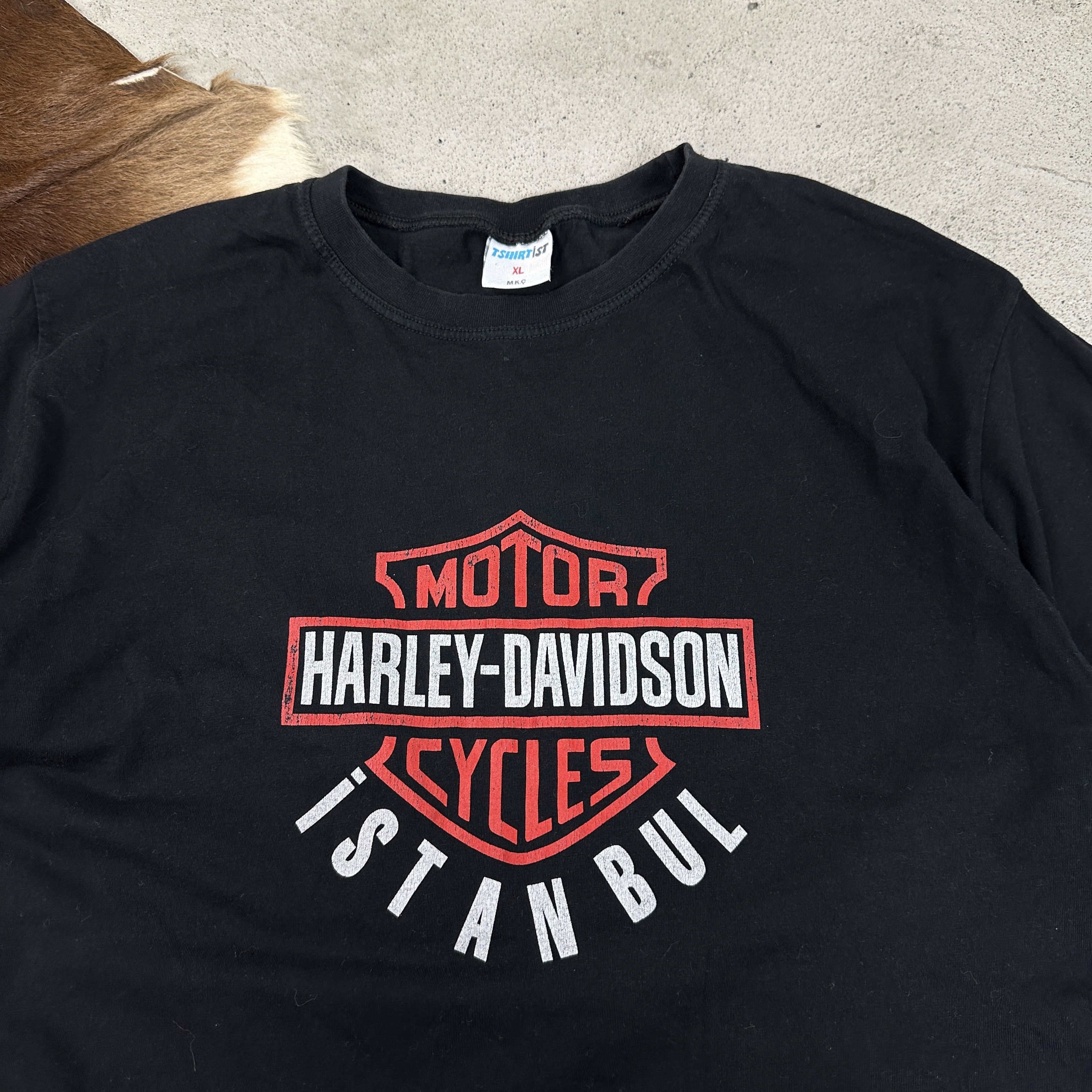 Harley Davidson × Vintage Vintage Oversize Moto Streetwear Harley Davidson T-shirt 00s Size US L / EU 52-54 / 3 - 2 Thumbnail