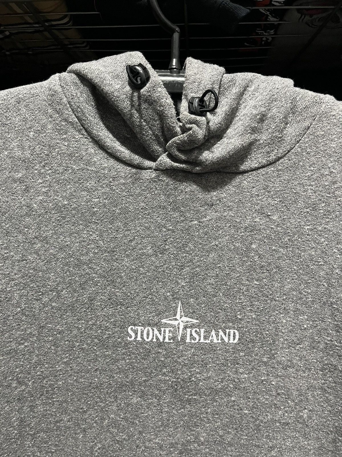 Vintage Stone Island Hoodie Shortsleeve Logo Bootleg Size US L / EU 52-54 / 3 - 3 Thumbnail