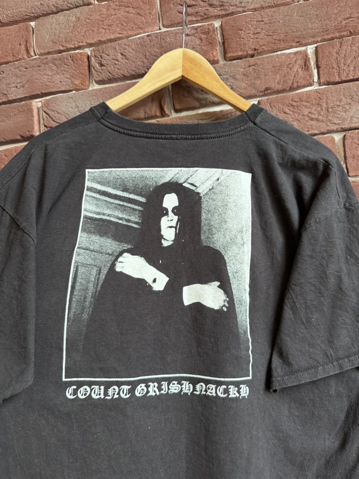 Band Tees Burzum Count Grishnackh Varg Vikernes Black Metal Tshirt Rar Size US L / EU 52-54 / 3 - 5 Thumbnail
