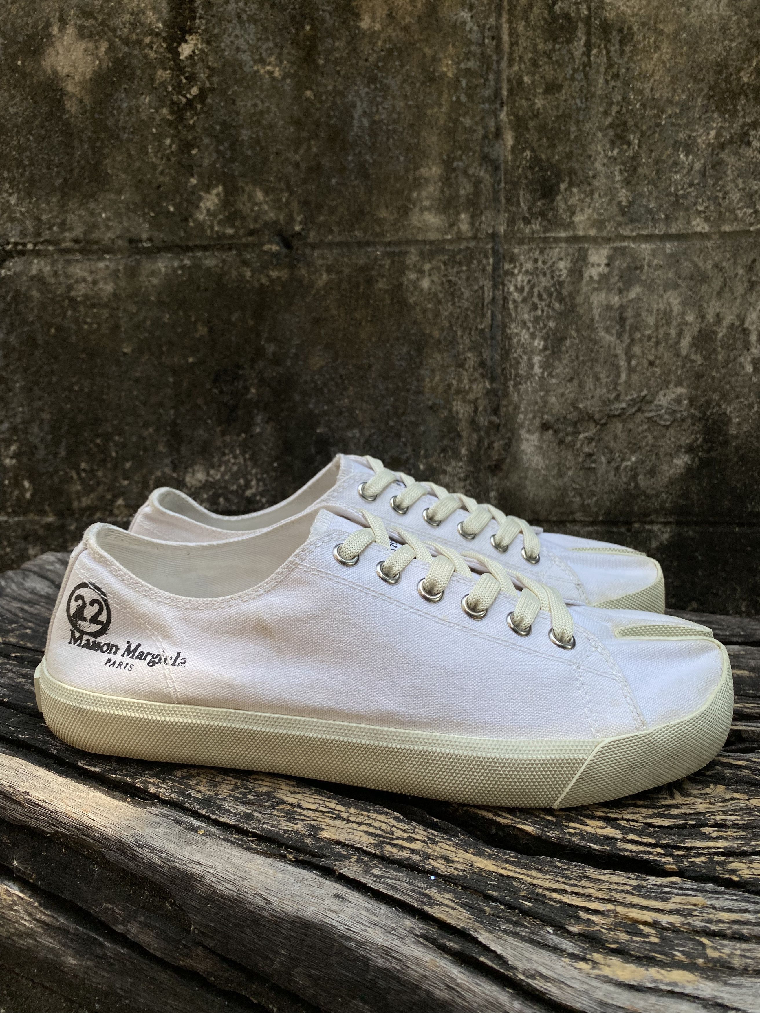 Maison Margiela Maison Margiela Tabi Canvas White EU41.5 Size US 8.5 / EU 41-42 - 3 Thumbnail