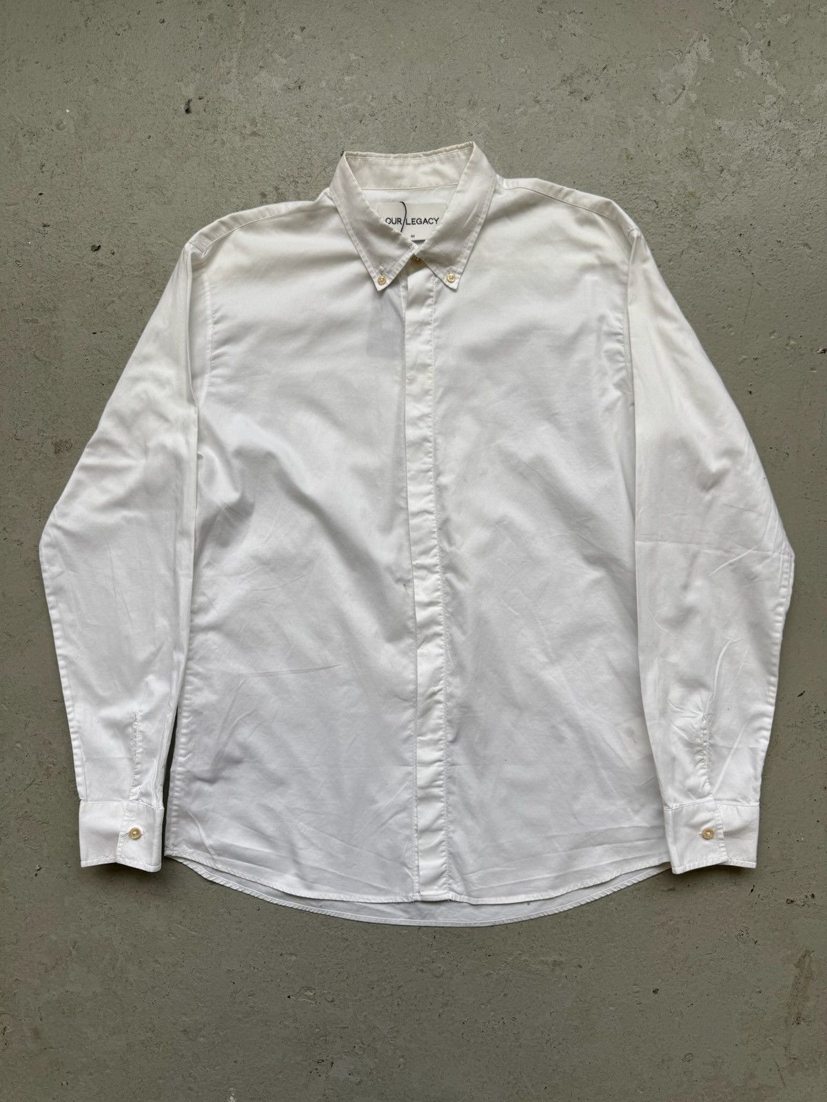 Our Legacy Our Legacy White Long Sleeve Size US M / EU 48-50 / 2 - 1 Thumbnail