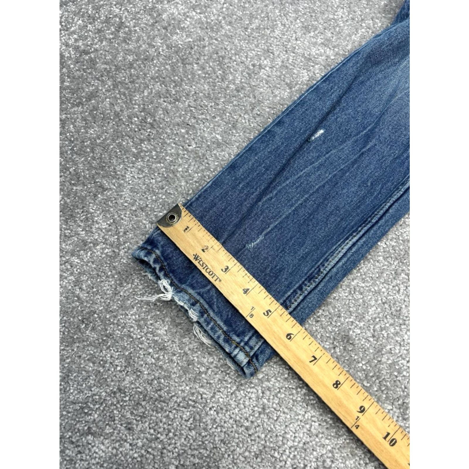 Abercrombie & Fitch Abercrombie & Fitch Curve Love High Rise Mom Jeans Womens 26 Blue Skinny Jeans 26x27 Women Modern Bohemian Love 90s Mens Womens Size 26" / US 2 / IT 38 - 4 Thumbnail