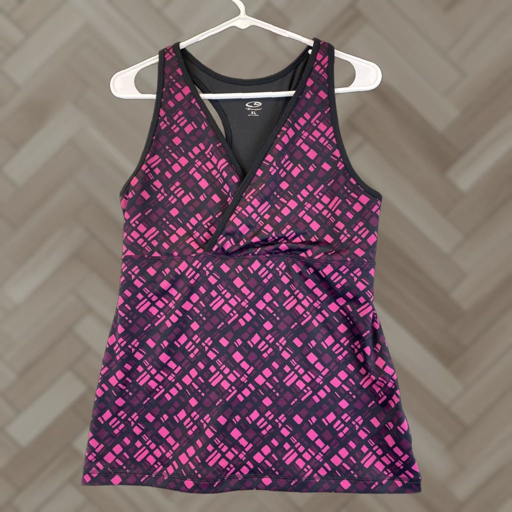 Champion Champion Women Tank Top Black Plum XL Active Athletic / 60-4 Tank Top Women Size XL / US 12-14 / IT 48-50 - 1 Thumbnail