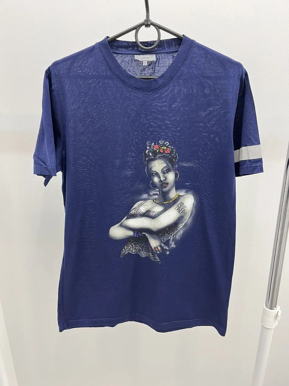 Lanvin Gypsy Graphic Reflective T-shirt Tee