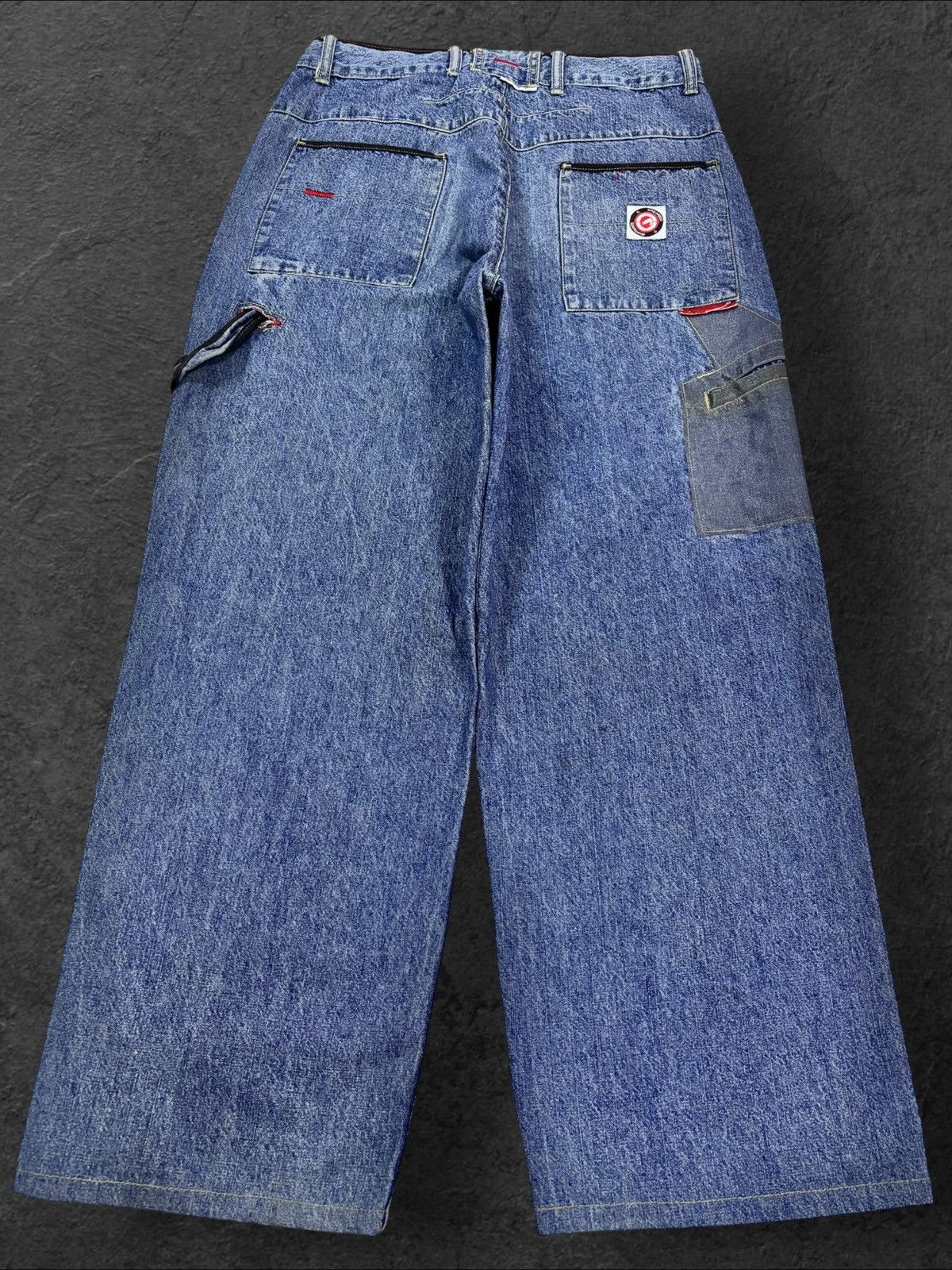 Ecko Unltd. Vtg Ecko Baggy Carpenter High Waist Jeans Size US 34 / EU 50 - 2 Thumbnail