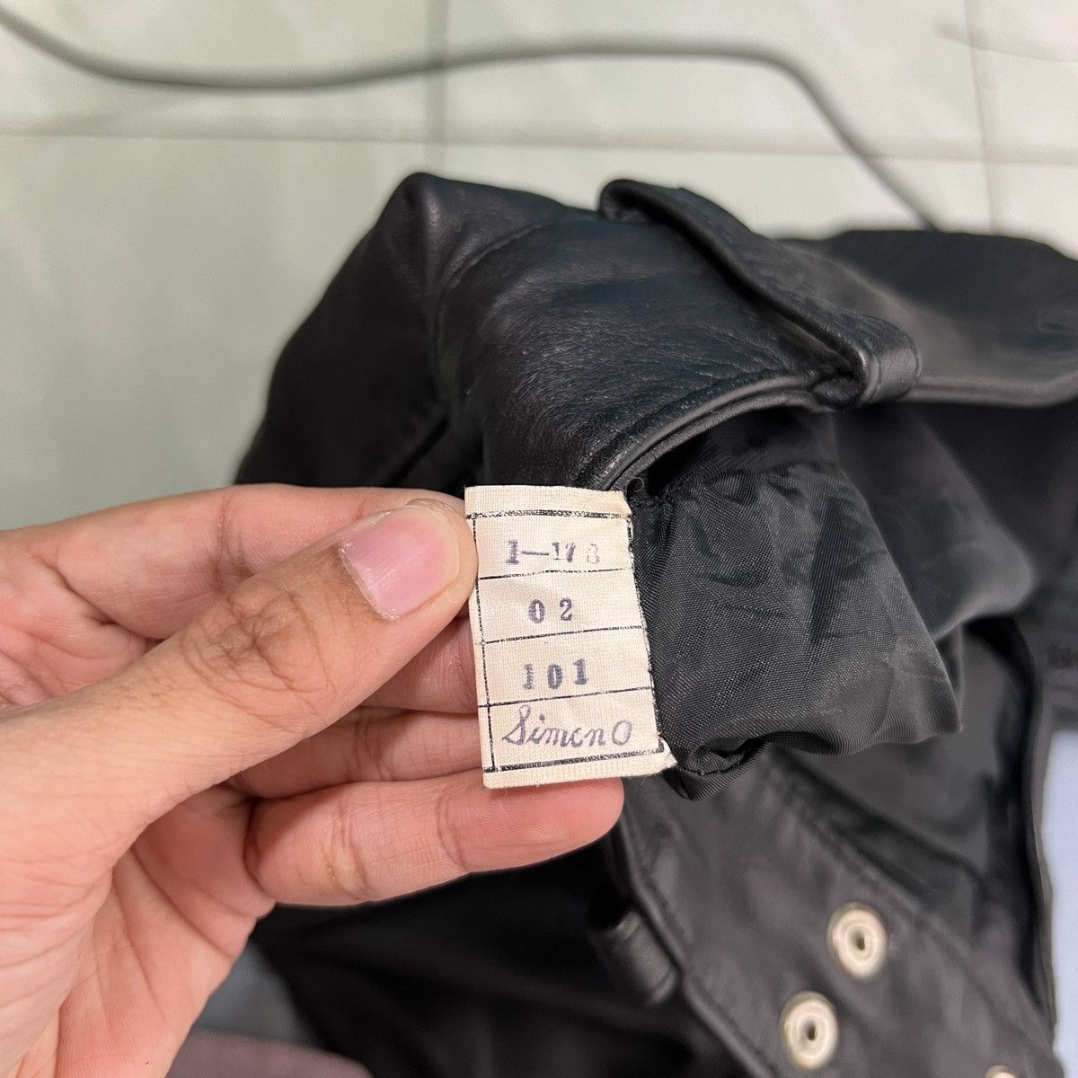 Japanese Brand × Y'2 Leather 🔥 ECHTES LEATHER MOTO RIDER PANTS Size US 30 / EU 46 - 16 Thumbnail