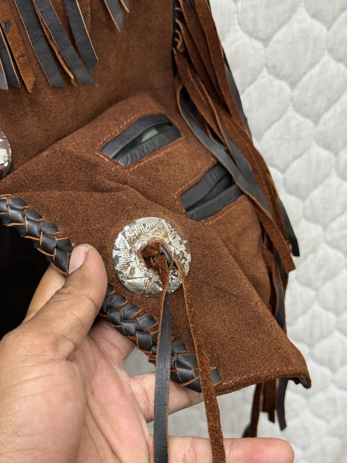 Cowboy Equipment 🔥🔥🔥ARCHIVE VINTAGE LEATHER VEST Size US M / EU 48-50 / 2 - 8 Thumbnail