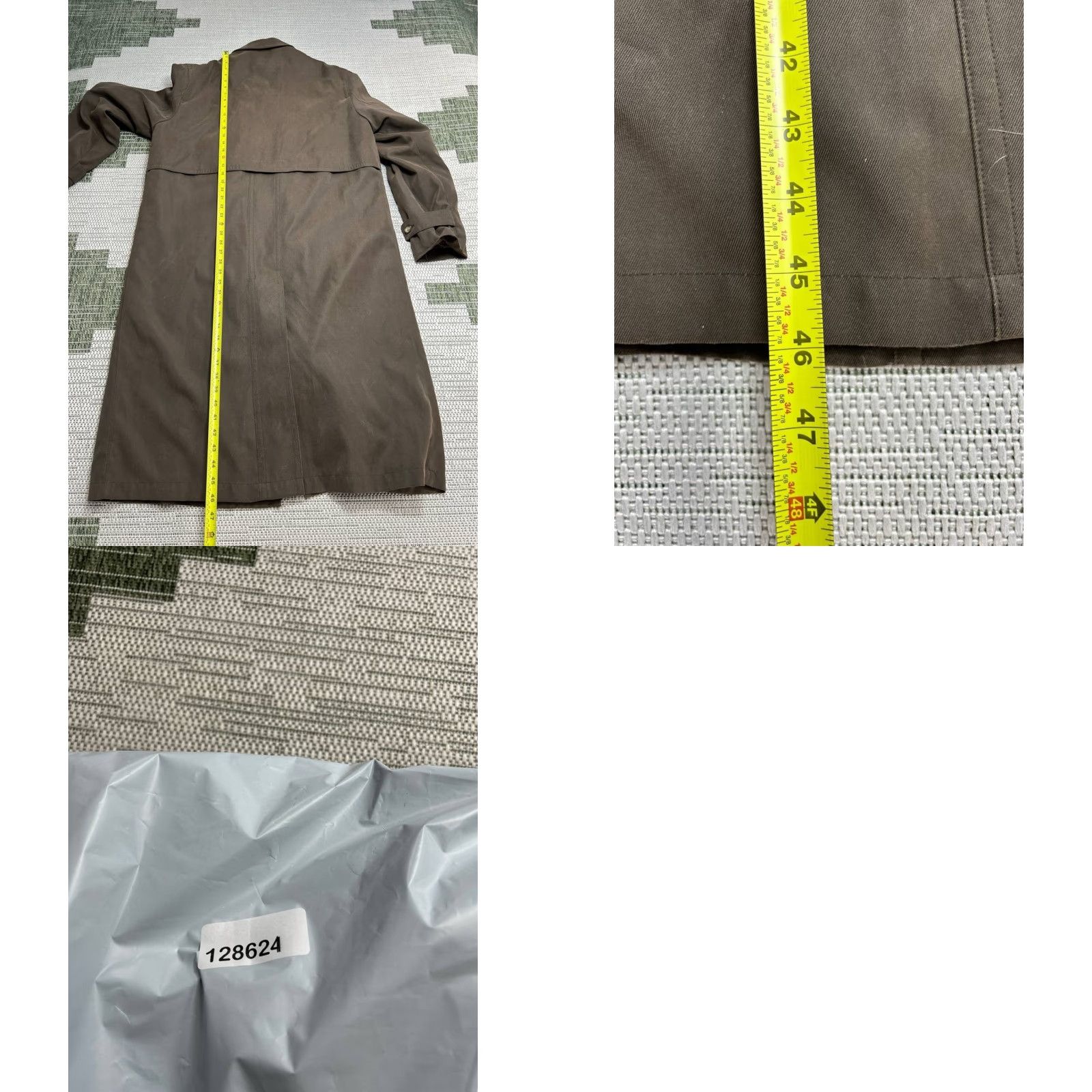 Ralph Lauren Lauren Ralph Lauren Trench Coat Mens 40 L Brown Canvas Size US XXS / EU 40 - 8 Thumbnail
