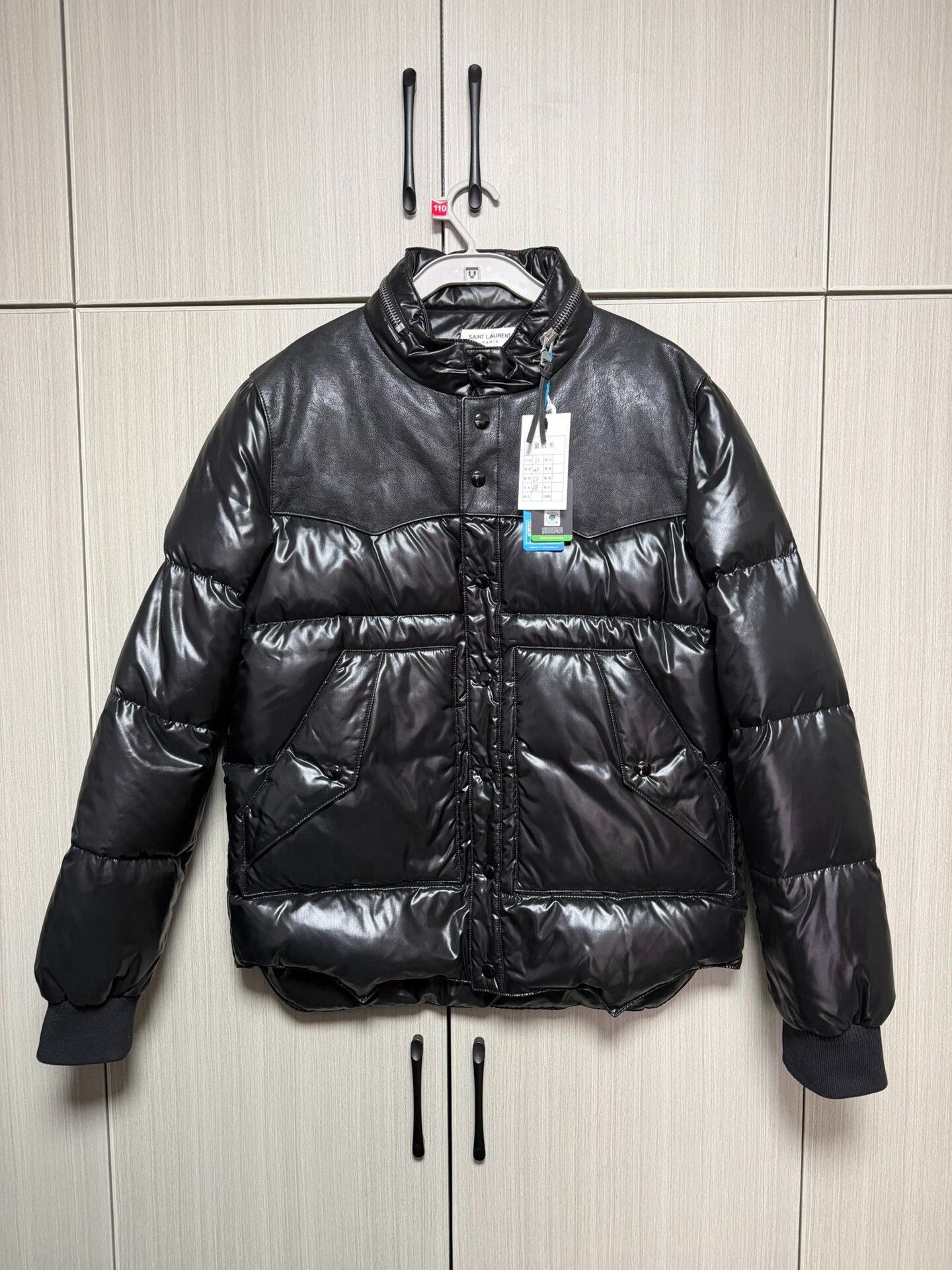 Saint Laurent Paris Saint Laurent Paris Down Black Heavy Coat m Men Size US M / EU 48-50 / 2 - 1 Thumbnail