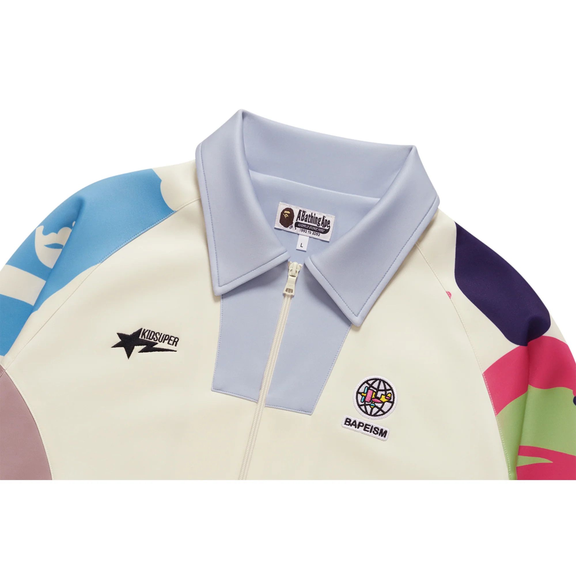 KidSuper BAPE X KidSuper Patchwork Track Jacket - Size XXL Size US XXL / EU 58 / 5 - 2 Thumbnail