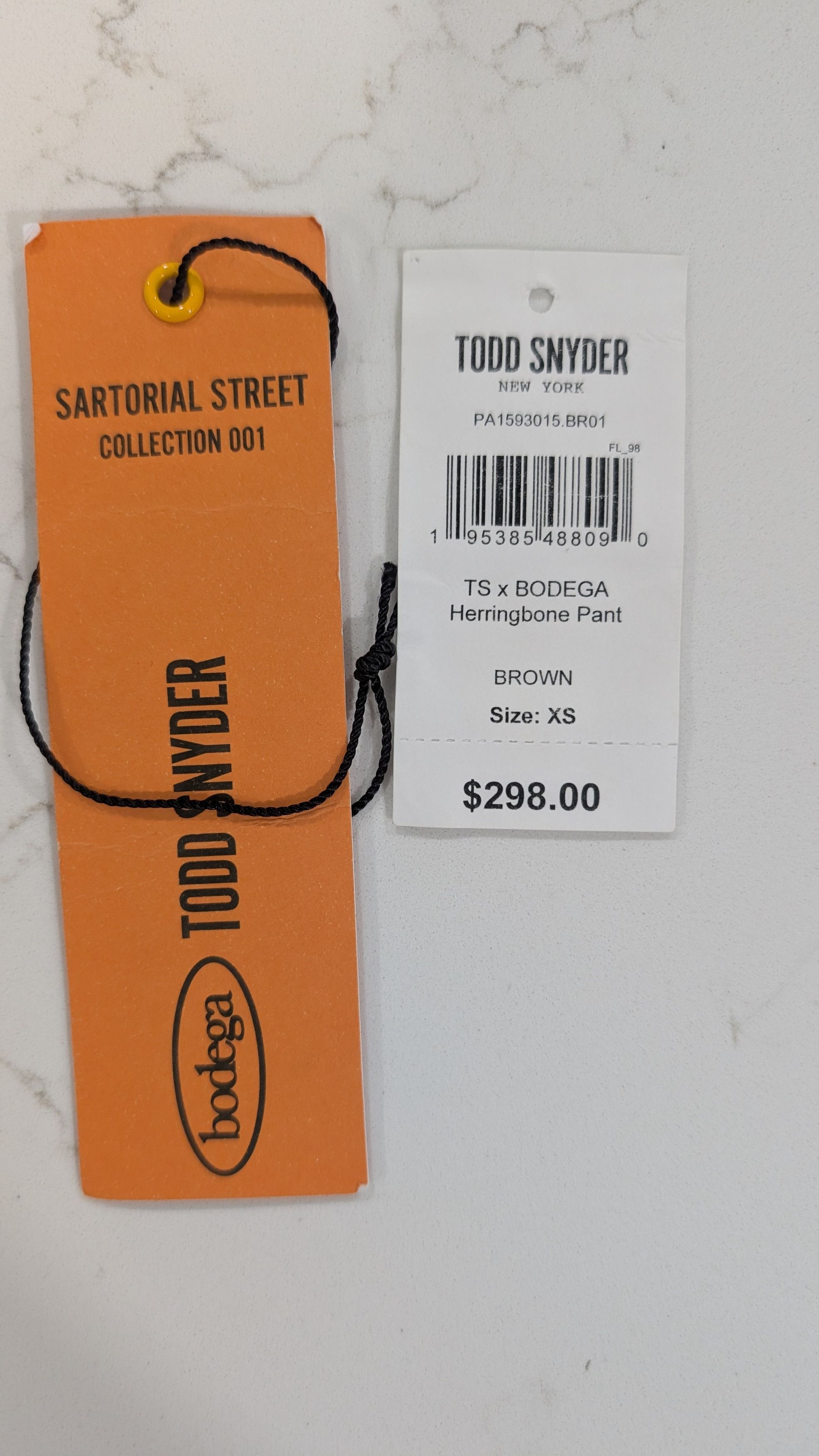 Bodega × Todd Snyder Todd Snyder X Bodega Cargo Pants Japanese Herringbone Size US 29 - 13 Thumbnail