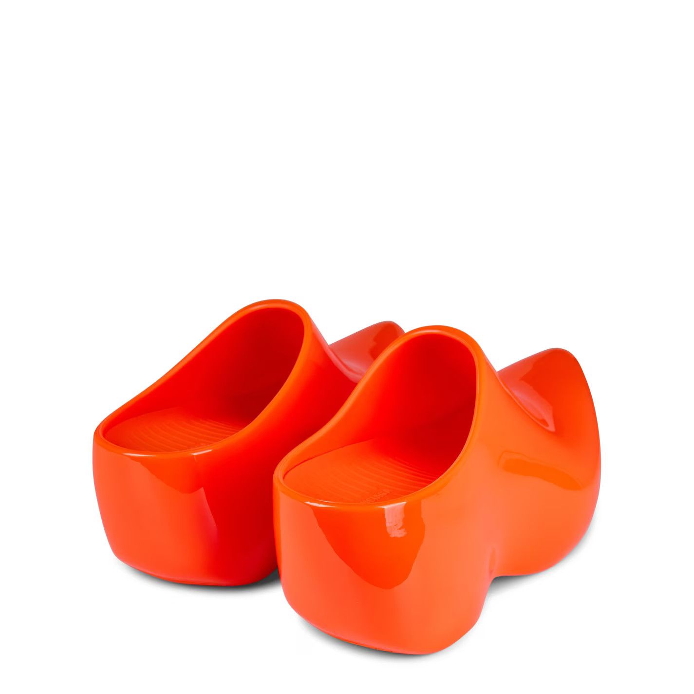 Balenciaga o1g2r1mq0226 Technoclog Moulded Flat Sandals In Fluo Orange Size US 14 / EU 47 - 4 Thumbnail