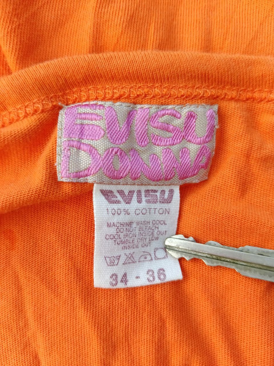 Evisu EVISU DONNA SEAGULL PACTHWORK LOGO T-SHIRT Size M / US 6-8 / IT 42-44 - 4 Thumbnail