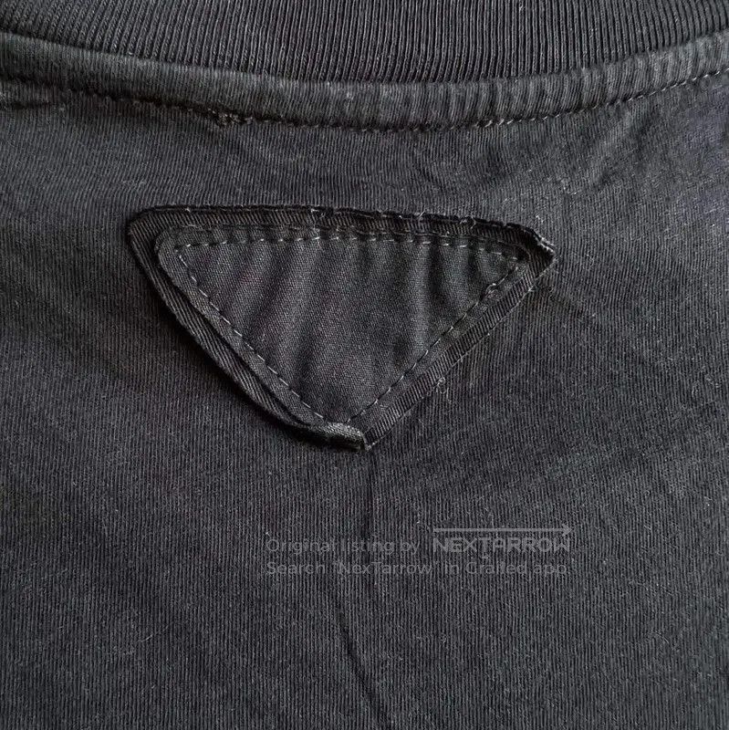 Prada Prada Black Cotton Men's T-Shirt. Size US S / EU 44-46 / 1 - 5 Thumbnail