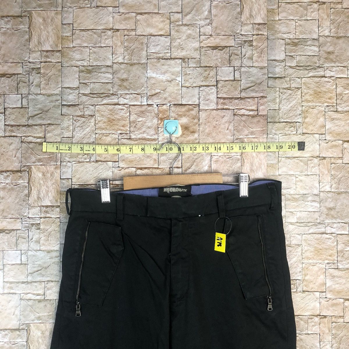 HYDROGEN DL Hydrogen H2J Black Cargo Multipocket Pants #A78 Size US 34 / EU 50 - 4 Thumbnail