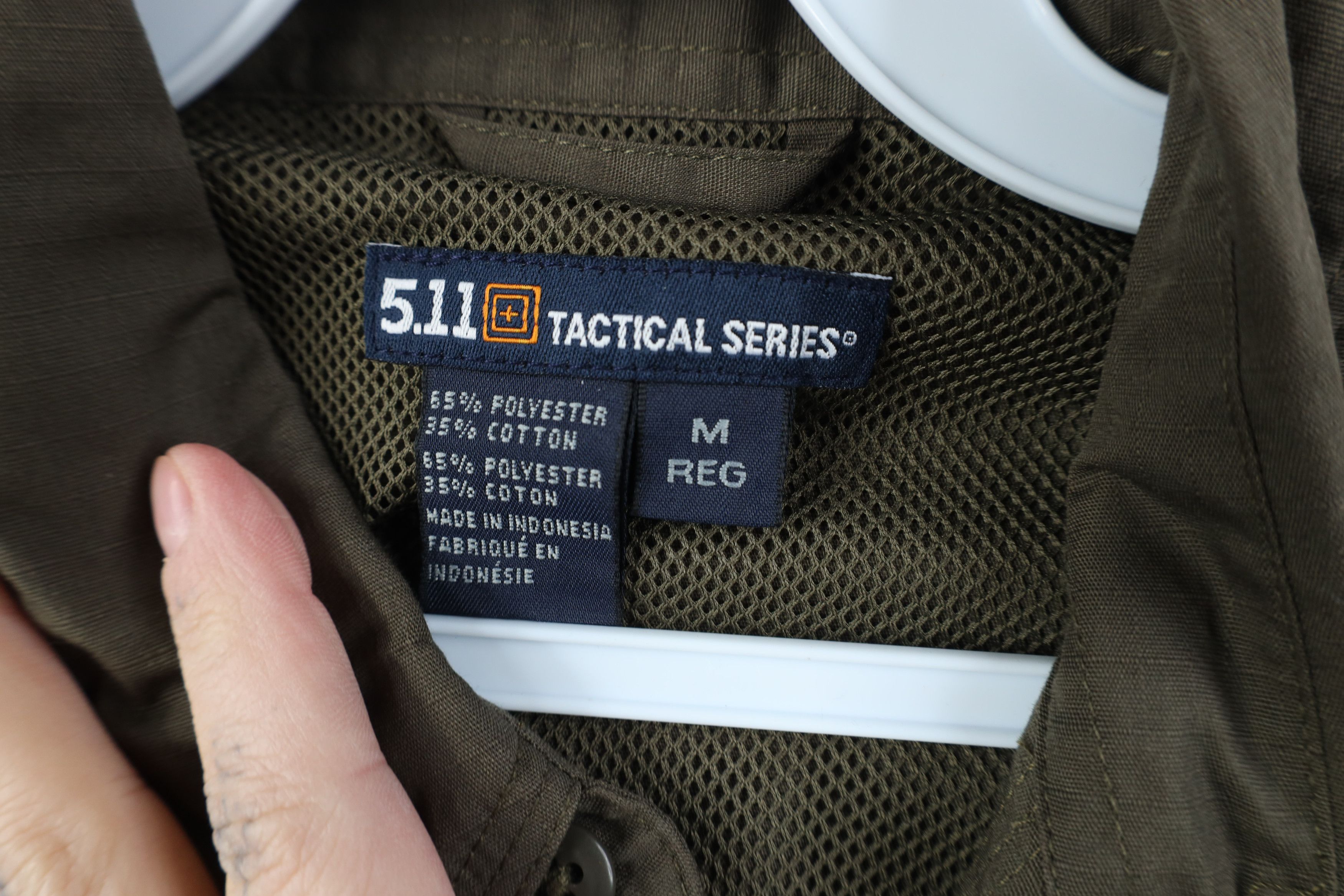 Vintage New 5.11 Tactical Series Taclite Pro Button Shirt Green Size US M / EU 48-50 / 2 - 7 Thumbnail