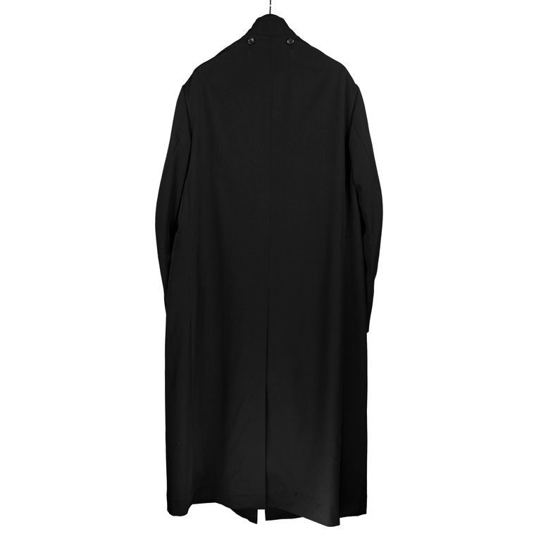 Yohji Yamamoto Yohji Yamamoto Homme Gabardine Left Double Spare Stand Coat Size US S / EU 44-46 / 1 - 11 Thumbnail
