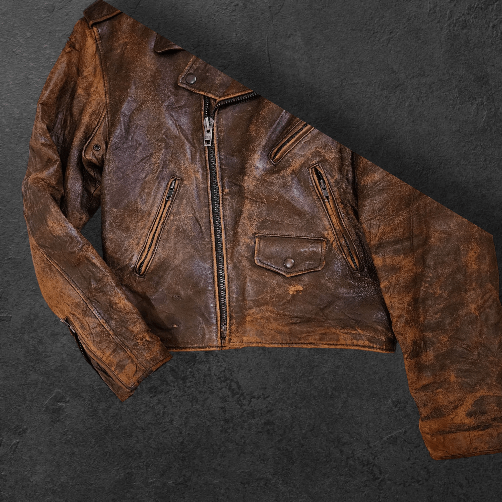 Leather Cuirs London Vintage Jacket Size US M / EU 48-50 / 2 - 4 Thumbnail